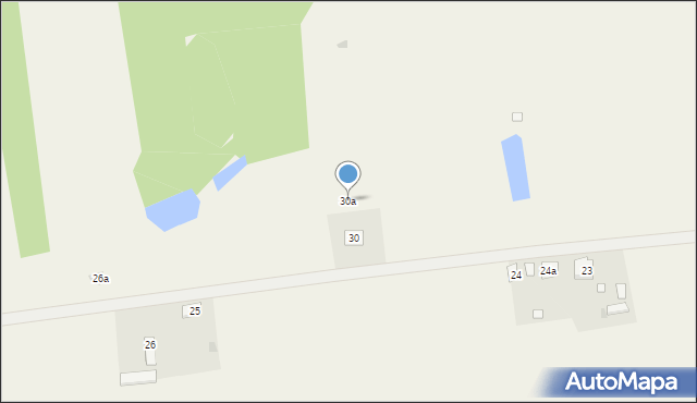 Gładczyn Szlachecki, Gładczyn Szlachecki, 30a, mapa Gładczyn Szlachecki