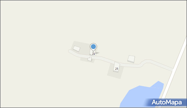 Glądy, Glądy, 24, mapa Glądy