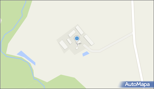 Glądy, Glądy, 1, mapa Glądy