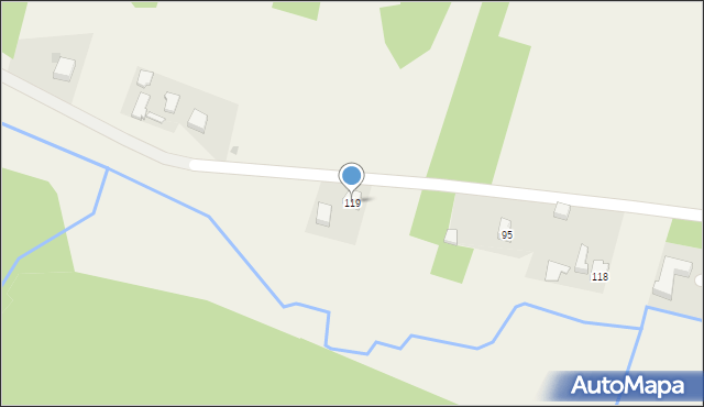 Glanów, Glanów, 119, mapa Glanów