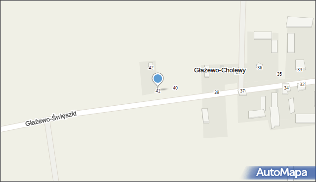 Głażewo-Cholewy, Głażewo-Cholewy, 41, mapa Głażewo-Cholewy