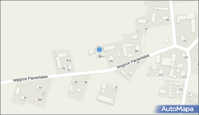 Głazów, Głazów, 90A, mapa Głazów