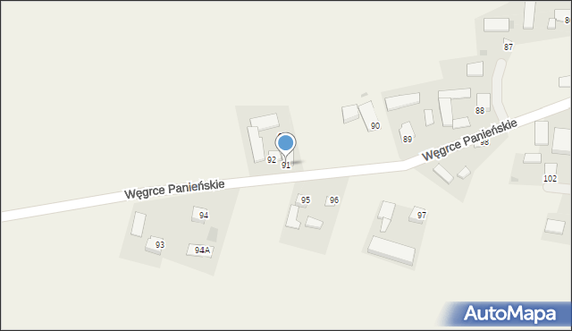 Głazów, Głazów, 91, mapa Głazów