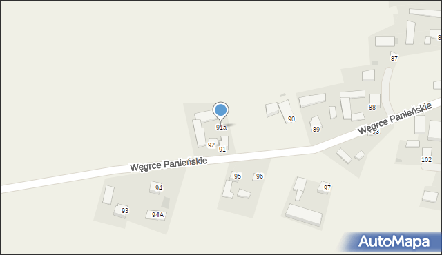 Głazów, Głazów, 91a, mapa Głazów
