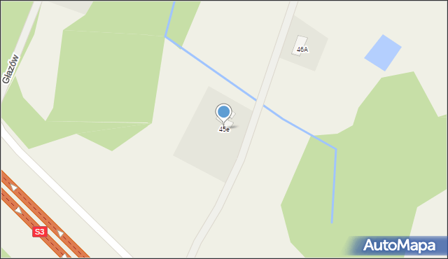 Głazów, Głazów, 45e, mapa Głazów