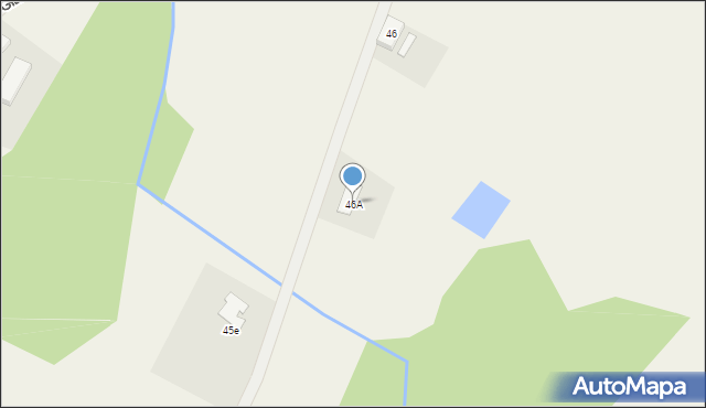 Głazów, Głazów, 46A, mapa Głazów