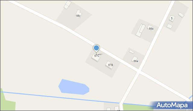 Głazów, Głazów, 67C, mapa Głazów