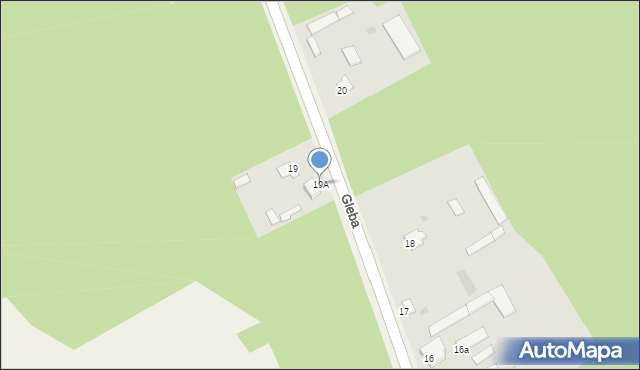 Gleba, Gleba, 19A, mapa Gleba