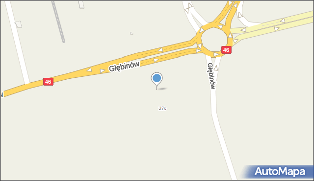 Głębinów, Głębinów, 27s, mapa Głębinów