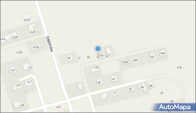 Głębinów, Głębinów, 41, mapa Głębinów