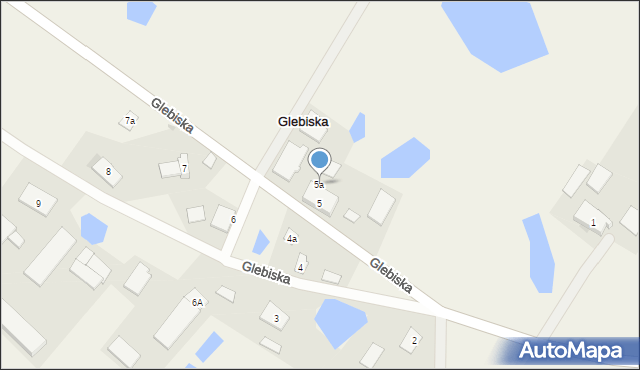 Glebiska, Glebiska, 5a, mapa Glebiska