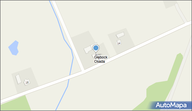 Głębock, Głębock, 16, mapa Głębock