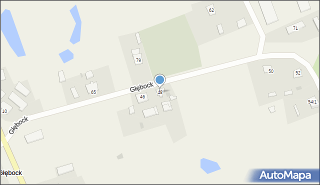 Głębock, Głębock, 48, mapa Głębock