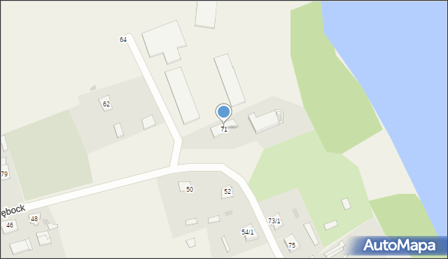 Głębock, Głębock, 71, mapa Głębock