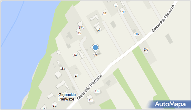 Głębockie Pierwsze, Głębockie Pierwsze, 16, mapa Głębockie Pierwsze