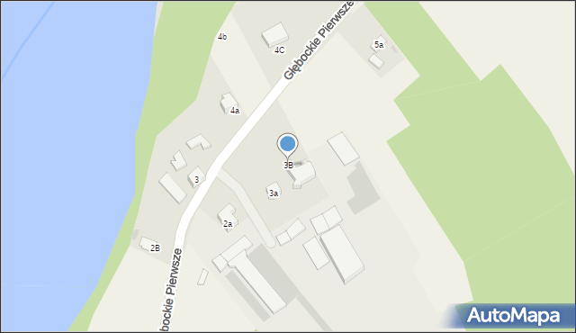 Głębockie Pierwsze, Głębockie Pierwsze, 3B, mapa Głębockie Pierwsze