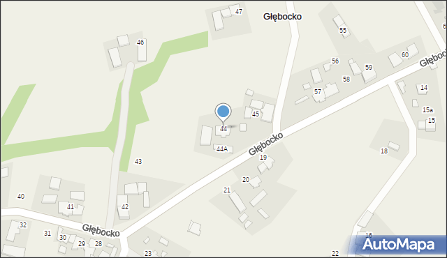 Głębocko, Głębocko, 44, mapa Głębocko