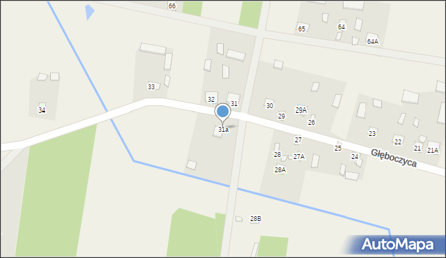 Głęboczyca, Głęboczyca, 31a, mapa Głęboczyca