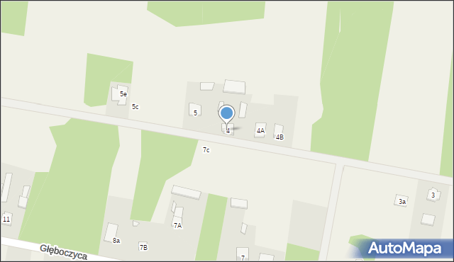 Głęboczyca, Głęboczyca, 4, mapa Głęboczyca