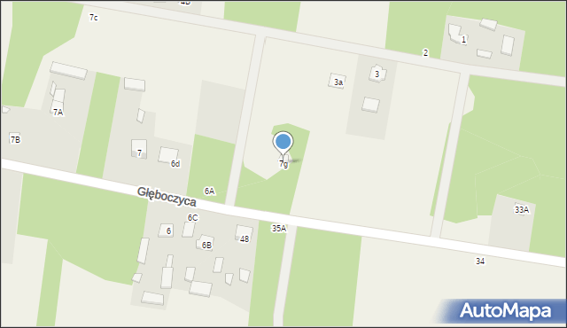 Głęboczyca, Głęboczyca, 7g, mapa Głęboczyca