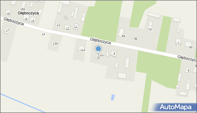Głęboczyca, Głęboczyca, 9, mapa Głęboczyca