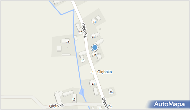 Głęboka, Głęboka, 35, mapa Głęboka