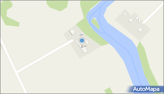 Głęboki Bród, Głęboki Bród, 22, mapa Głęboki Bród