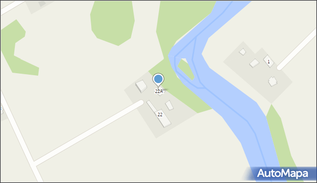 Głęboki Bród, Głęboki Bród, 22A, mapa Głęboki Bród