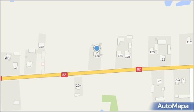 Głębokie, Głębokie, 12C, mapa Głębokie