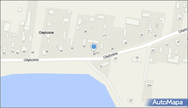 Głębokie, Głębokie, 39, mapa Głębokie