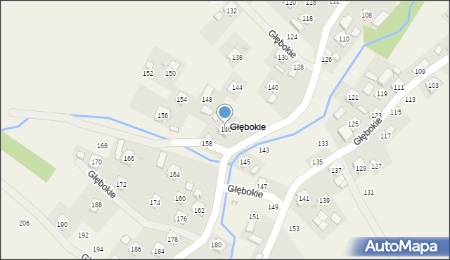 Głębokie, Głębokie, 146, mapa Głębokie
