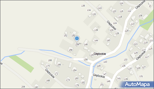 Głębokie, Głębokie, 154, mapa Głębokie