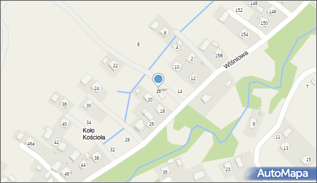 Głębokie, Głębokie, 16, mapa Głębokie