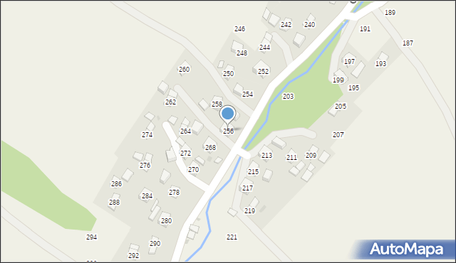 Głębokie, Głębokie, 256, mapa Głębokie