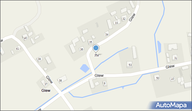Glew, Glew, 35a, mapa Glew
