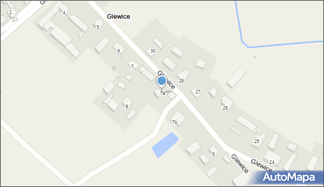 Glewice, Glewice, 7a, mapa Glewice