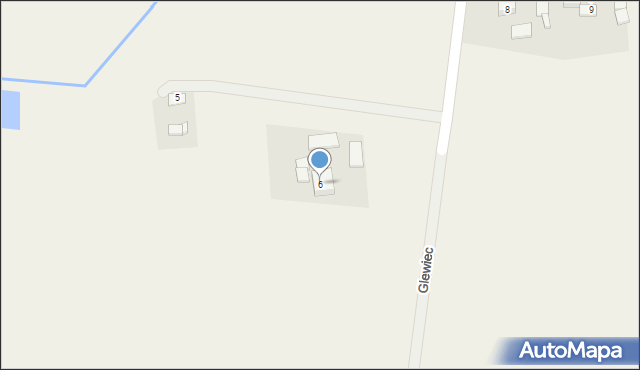 Glewiec, Glewiec, 6, mapa Glewiec