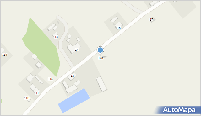 Gleźnowo, Gleźnowo, 17a, mapa Gleźnowo