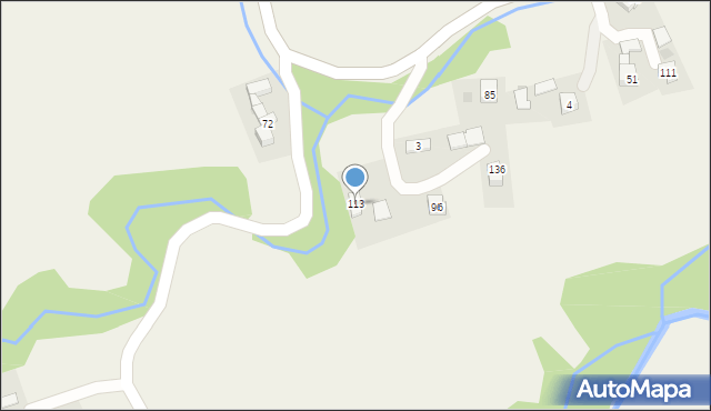 Glichów, Glichów, 113, mapa Glichów