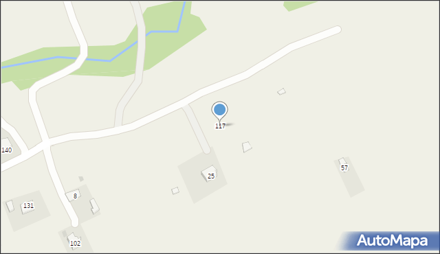 Glichów, Glichów, 117, mapa Glichów