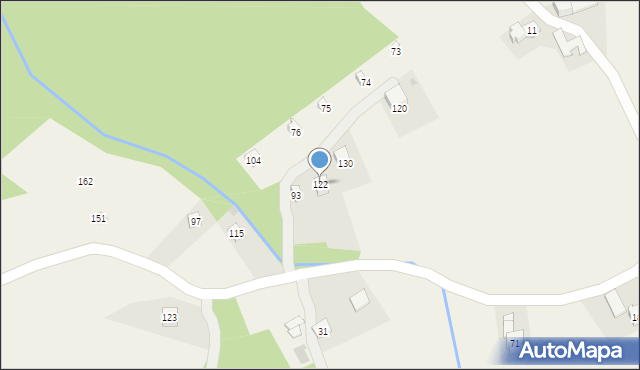 Glichów, Glichów, 122, mapa Glichów