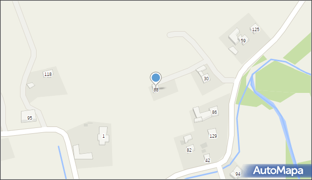 Glichów, Glichów, 88, mapa Glichów