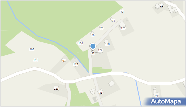 Glichów, Glichów, 93, mapa Glichów