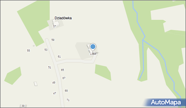 Gliczarów Górny, Gliczarów Górny, 138A, mapa Gliczarów Górny