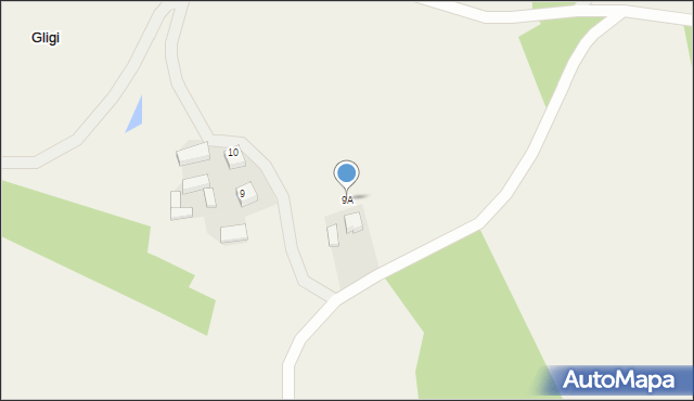 Gligi, Gligi, 9A, mapa Gligi