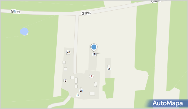 Glina, Glina, 1B, mapa Glina