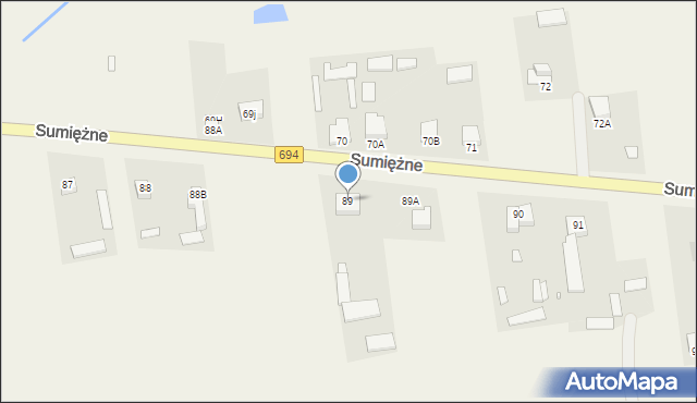 Glina, Glina, 89, mapa Glina