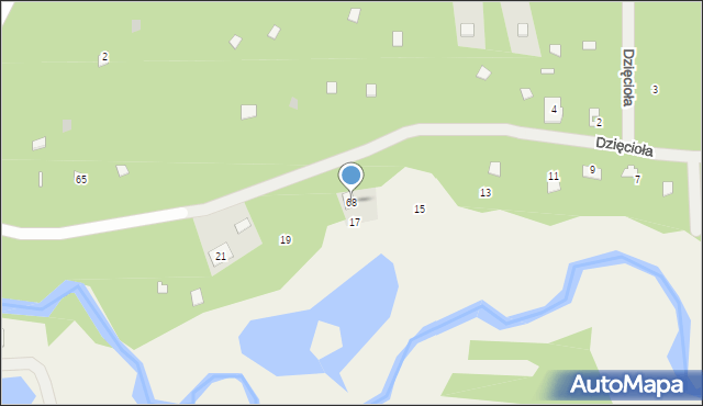 Gliniak, Gliniak, 68, mapa Gliniak