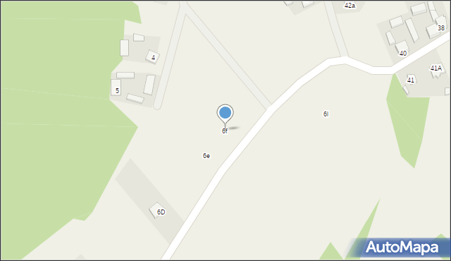 Gliniany Las, Gliniany Las, 6f, mapa Gliniany Las