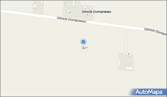 Glinice-Domaniewo, Glinice-Domaniewo, 5A, mapa Glinice-Domaniewo